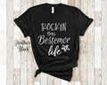 Rockin This Bestemor Life Grandma Tshirt Norwegian Grandmother Gift Idea for Mother39s Day Birthday Christmas or Pregnancy Announcement Graphic Tee – Cozy Vibes · Top Pick For Any Outfit