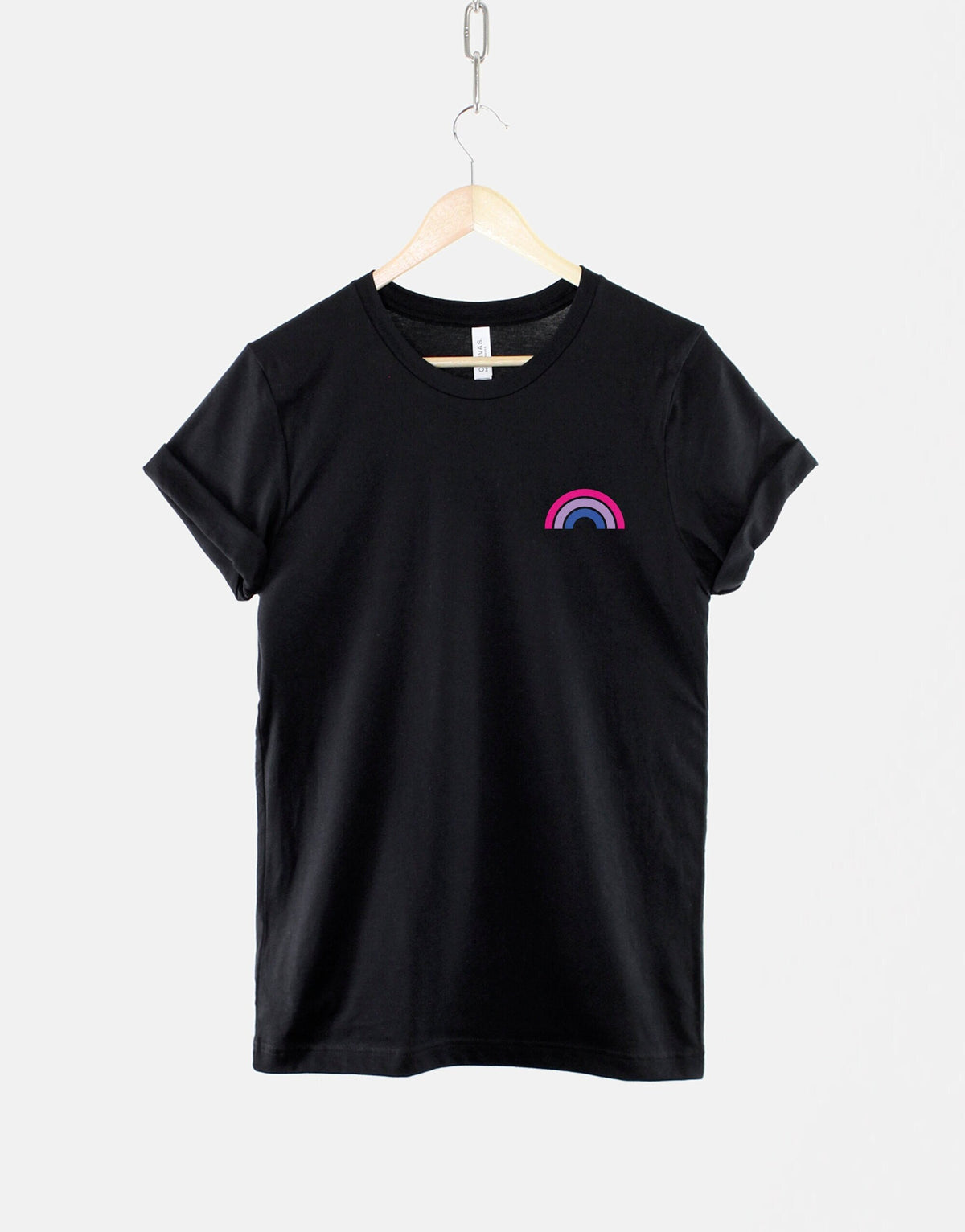Bisexual Pride Shirt Bi Pride TShirt Bisexual Flag Shirt LGBT Shirt Minimalistic Bi Pride TShirt Graphic Tee – Premium Graphic · Great Gift For Fans