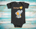 Grumpa Loves Me Cute Grandpa Name Elephant Baby Bodysuit Unique Grandfather Gift for Granddaughter or Grandson or Pregnancy Announcement Graphic Tee – Cozy Vibes · Trending Graphic Apparel