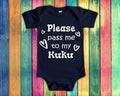 Pass Me To Kuku Cute Grandma Baby Bodysuit Tshirt or Toddler Shirt Hawaii Hawaiian Grandmother Gift or Pregnancy Announcement Graphic Tee – Premium Graphic · High-Quality Print