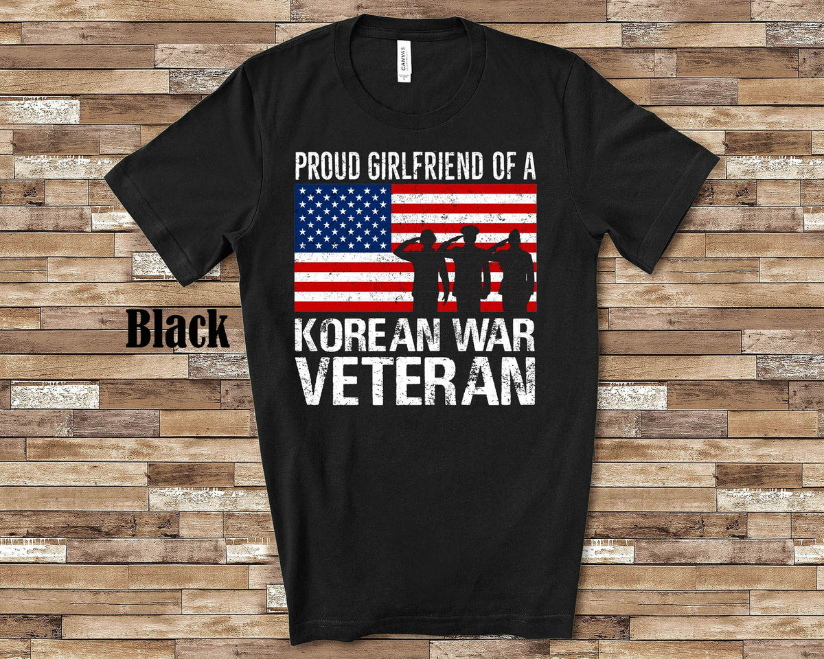 Proud Girlfriend of a Korean War Veteran Shirt for Family Matching Memorial Day or Veterans Day Gifts Graphic Tee – Aesthetic Look · Must-Have Style