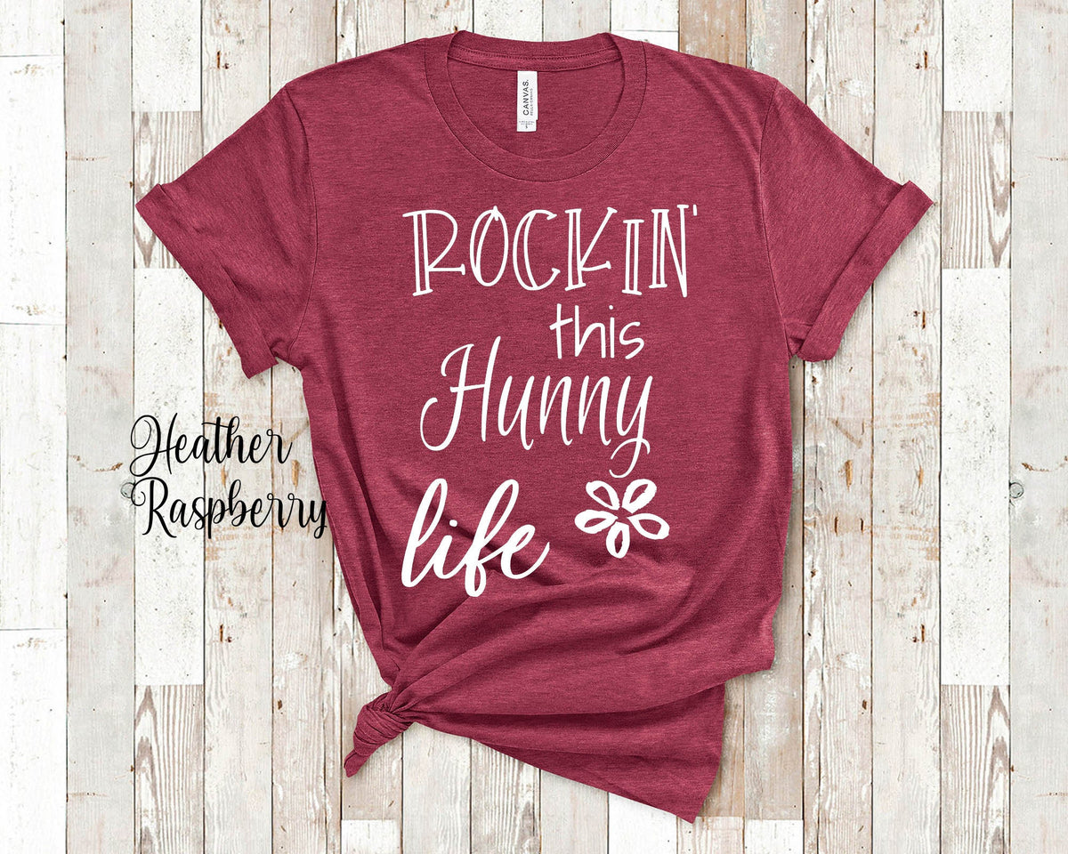 Rockin This Hunny Life Grandma Tshirt Special Grandmother Gift Idea for Mother39s Day Birthday Christmas or Pregnancy Reveal Announcement Graphic Tee – Soft Feel · Great Gift For Fans