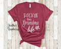 Rockin This Grandma Life Tshirt Special Grandmother Gift Idea for Mother39s Day Birthday Christmas or Pregnancy Reveal Announcement Graphic Tee – Cozy Vibes · Must-Have Style