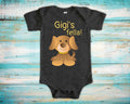 Gigi39s Fella Cute Grandma Name Puppy Baby Bodysuit Tshirt or Toddler Shirt Special Grandmother Gift or Pregnancy Reveal Announcement Graphic Tee – Fan Favorite · Great Gift For Fans