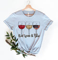 4th Of July Shirt Red Wine Blue Patriotic Shirt Independence Day Shirt Gift For Women American Flag Shirt Red White Blue Shirt Graphic Tee – Soft Feel · High-Quality Print