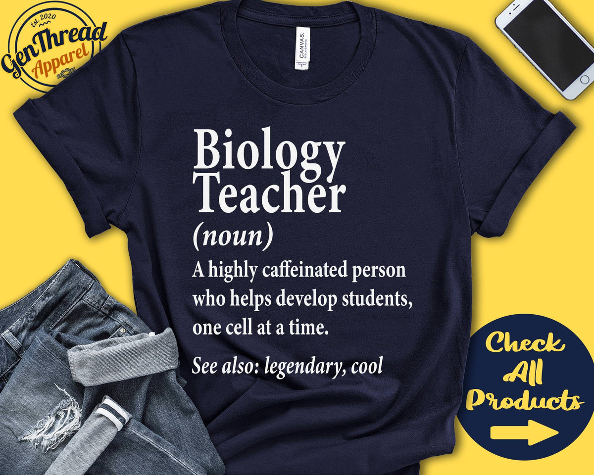 Biology Teacher Definition Shirt Gift School Teacher Grad Gift Future Teacher Teacher Appreciation Tank Hoodie A0076 Hoodie – Feel-Good Design · Must-Have Style