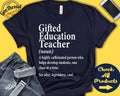 Gifted Education Teacher Definition Shirt Gift School Teacher Grad Gift Teacher Appreciation Tank Hoodie A0087 Hoodie – Everyday Comfort · Must-Have Style