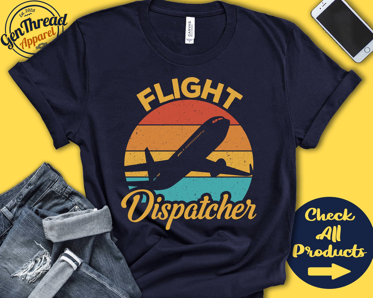 Flight Dispatcher Gift Airplane Shirt Flight Operations Officer Aircraft Dispatcher Flight Follower Tank Top Hoodie A0114 Hoodie – Everyday Comfort · Must-Have Style