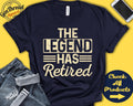 The Legend Has Retired Shirt Happy Retirement Party Gift Retiring Retiree Officially Retired Not My Problem Tank Hoodie A1553 Hoodie – Cozy Vibes · Top Pick For Any Outfit