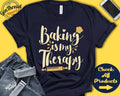 Baking is My Therapy Gift for Baker Shirt Gift For Baking Chef Shirt Pastry Chef Shirt I Love Baking Is Life Tank Hoodie A0880 Hoodie – Bold Style · Trending Graphic Apparel
