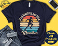 Marathon Shirt Beautiful Day For Marathon Marathon Runner Gift Training Mind Over Miles Men Tee Sports Tank Hoodie A1838 Hoodie – Aesthetic Look · Must-Have Style