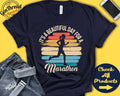 Marathon Shirt Beautiful Day For Marathon Marathon Runner Gift Training Mind Over Miles Girl Women Sports Tank Hoodie A1839 Hoodie – Feel-Good Design · Top Pick For Any Outfit