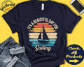 Sailor Shirt Beautiful Day For Sailing Sailor Gift Sail Sailing Tee Sailing Gift Water Sports Tank Hoodie A1843 Hoodie – Easygoing Wear · Perfect For Daily Wear