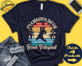 Volleyball Shirt Beautiful Day For Beach Volleyball Volleyball Player Gift Lover Coach Men Tee Sports Tank Hoodie A1899 Hoodie – Warm & Stylish · High-Quality Print