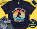 Volleyball Shirt Beautiful Day For Volleyball Volleyball Player Gift Volleyball Lover Life Men Tee Sports Tank Hoodie A1901 Hoodie – Easygoing Wear · Great Gift For Fans