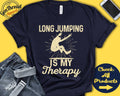 Long Jumper Shirt Long Jumping Is My Therapy Long Jump Gift Men Sports Track And Field Athletics Tank Hoodie A1923 Hoodie – Bold Style · Trending Graphic Apparel
