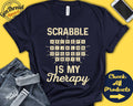 Scrabble Shirt Scrabble Is My Therapy Scrabble Player Gift Scrabble Lover Scrabble Tiles Board Games Tee Tank Hoodie A1946 Hoodie – Aesthetic Look · Top Pick For Any Outfit