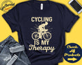 Cyclist Shirt Cycling Is My Therapy Cycologist Gift Cycling Instructor Outdoor Tee Sports Tank Hoodie A2006 Hoodie – Premium Graphic · Top Pick For Any Outfit