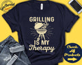 Grilling Shirt Gift For Grill Master Barbecure Shirt Bbq Shirt Bbq Gift Hobby Is My Therapy Tank Hoodie A2338 Hoodie – Premium Graphic · Trending Graphic Apparel