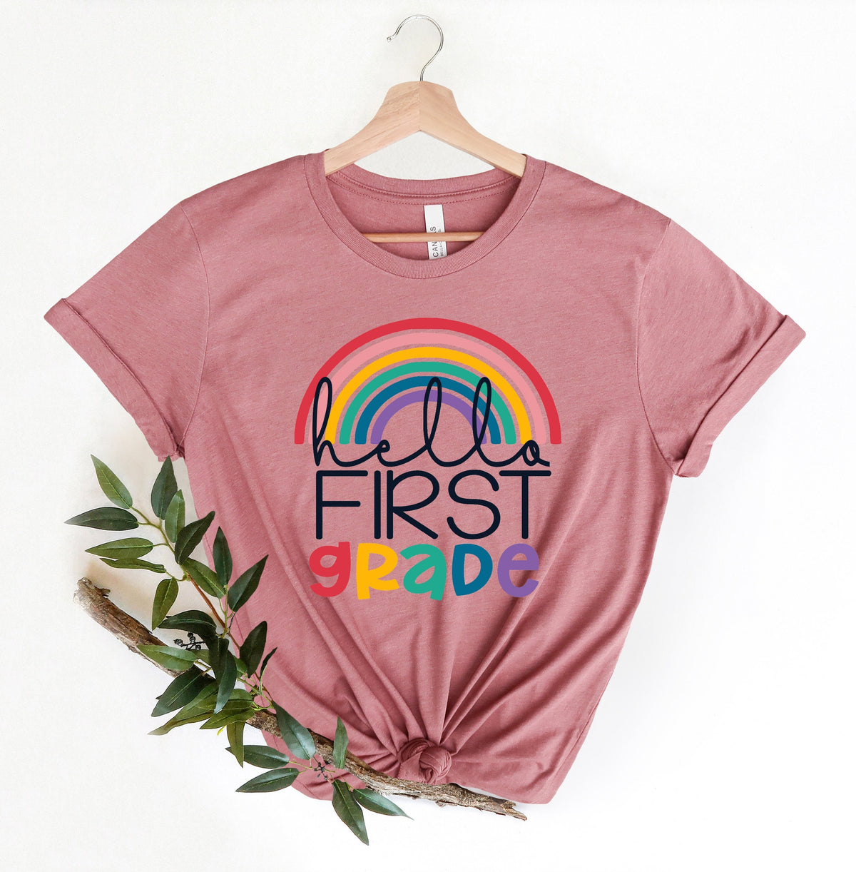 Hello 1st Grade ShirtsTeach Love Inspire ShirtBack To School ShirtFirst Grade Teacher TeeTeacher Appreciation Tee1st day of school Graphic Tee – Easygoing Wear · Must-Have Style