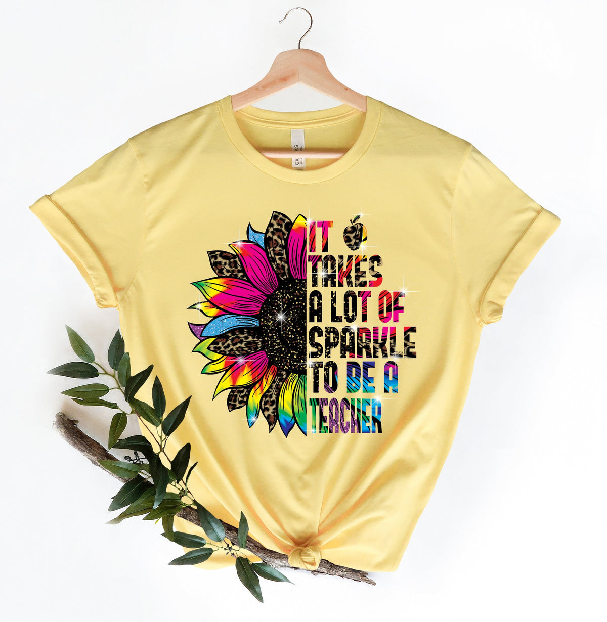 It Takes A Lot Of sparkle To Be A Teacher Leopard colorful Sunflower Gifts ShirtTeach Love Inspire Shirt Teacher Appreciation Shirt Graphic Tee – Premium Graphic · Trending Graphic Apparel