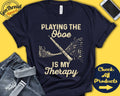Oboe Player Shirt Oboe Gift Oboiest Gift Tee Wind Musician Music Instrument My Therapy Tank Hoodie A2498 Hoodie – Easygoing Wear · Must-Have Style