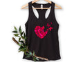 Butterfly Heart Tank Gift For Valentine39s Day Tank For Couple Happy Valentine39s Day Tank Red Heart Tank Butterfly Tank Tank Top – Bold Style · Great Gift For Fans