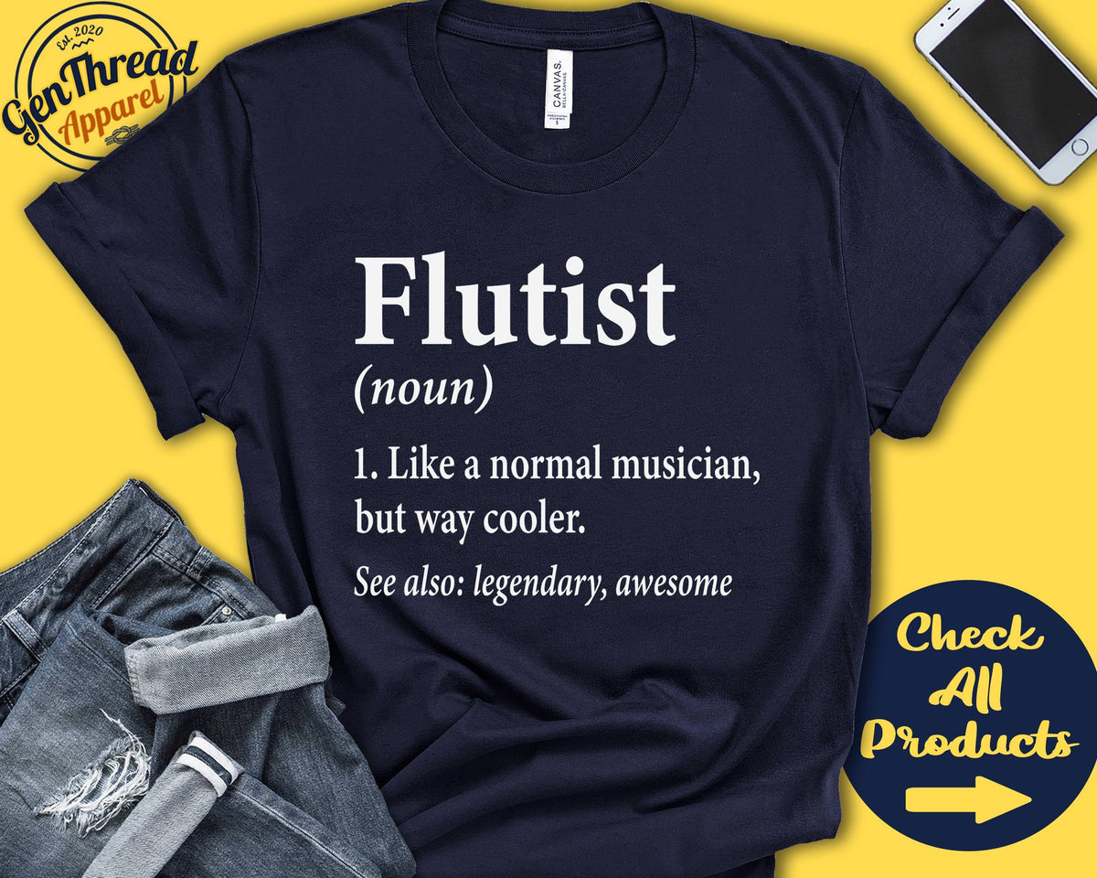 Flutist Shirt Flutist Gift Flute Player Flute Shirt Flute Gift Musical Instrument Musician Definition Tank Hoodie A2652 Hoodie – Premium Graphic · Top Pick For Any Outfit
