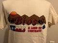 Vintage 9039s Bios Texas Land of Contrast T Shirt M Graphic Tee – Feel-Good Design · Must-Have Style