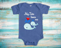 Tutu Loves Me Cute Grandma Name Whale Baby Bodysuit Unique Grandmother Gift for Granddaughter or Grandson or Pregnancy Announcement Graphic Tee – Everyday Comfort · High-Quality Print