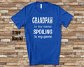 Grandpaw Is My Name Grandpa Tshirt Special Grandfather Gift Idea for Father39s Day Birthday Christmas or Pregnancy Reveal Announcement Graphic Tee – Warm & Stylish · Perfect For Daily Wear
