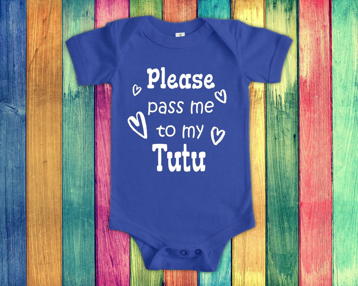 Pass Me To Tutu Cute Grandma Baby Bodysuit Tshirt or Toddler Shirt Hawaii Hawaiian Grandmother Gift or Pregnancy Announcement Graphic Tee – Fan Favorite · Trending Graphic Apparel