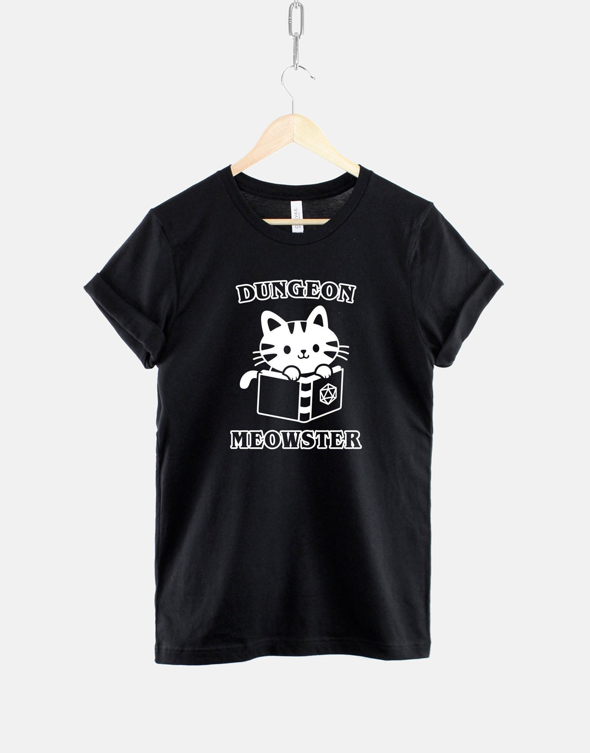 Womens Dungeons and Dragons TShirt Dungeon Meowster Cat Shirt Womens D And D TShirt DD Gifts For Women Dungeon Master TShirt Graphic Tee – Aesthetic Look · Top Pick For Any Outfit