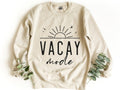 Vacay Mode Sweatshirt Vacation Crewneck Sweatshirt Traveler Gift Sun Lover Sweatshirt Adventure Pullover Travel Sweatshirt Sweatshirt – Cozy Vibes · Must-Have Style