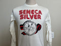 Vintage 8039s Seneca Silver Long Sleeve T Shirt Size M Graphic Tee – Warm & Stylish · High-Quality Print