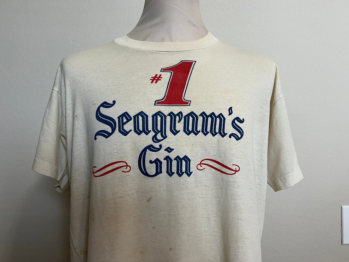 Vintage 8039s 1 Seagram39s Gin T Shirt Size XL Graphic Tee – Soft Feel · Must-Have Style
