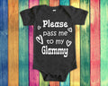 Pass Me To Glammy Cute Grandma Baby Bodysuit Tshirt or Toddler Shirt Special Grandmother Gift or Pregnancy Announcement Graphic Tee – Soft Feel · High-Quality Print