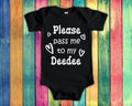 Pass Me To Deedee Cute Grandma Baby Bodysuit Tshirt or Toddler Shirt Special Grandmother Gift or Pregnancy Announcement Graphic Tee – Premium Graphic · High-Quality Print