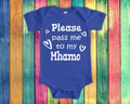 Pass Me To Mhamo Cute Grandma Baby Bodysuit Tshirt or Toddler Shirt Ireland Irish Grandmother Gift or Pregnancy Announcement Graphic Tee – Everyday Comfort · Must-Have Style