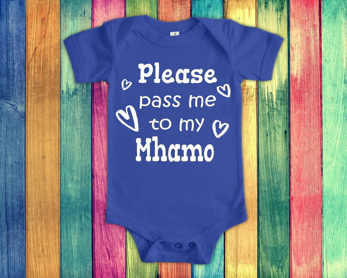 Pass Me To Mhamo Cute Grandma Baby Bodysuit Tshirt or Toddler Shirt Ireland Irish Grandmother Gift or Pregnancy Announcement Graphic Tee – Everyday Comfort · Must-Have Style