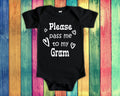 Pass Me To Gram Cute Grandma Baby BodysuitTshirt or Toddler Shirt Special Grandmother Gift or Pregnancy Announcement Graphic Tee – Fan Favorite · Must-Have Style