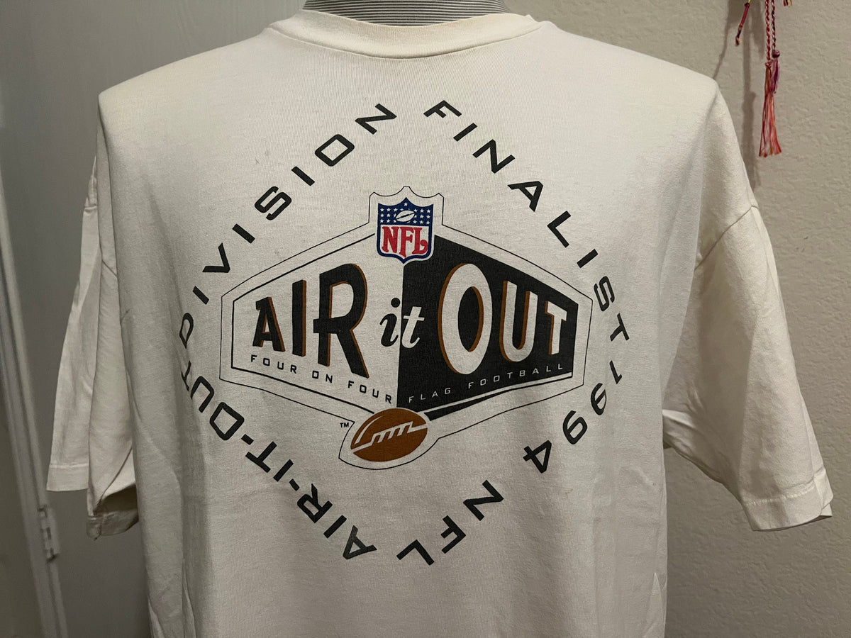 Vintage 9039s NFL Air It Out Flag Football 1994 T Shirt XL Graphic Tee – Soft Feel · Must-Have Style