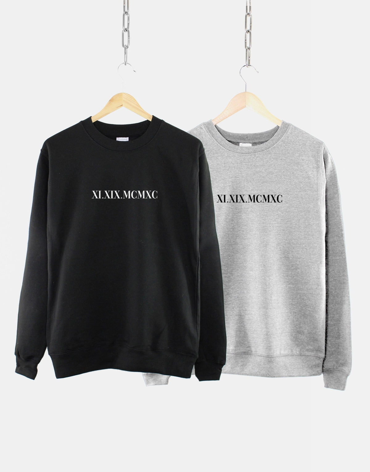 Matching Couples Personalised Sweatshirts Roman Numeral Anniversary Sweatshirts Couple Honeymoon Sweatshirts Custom Anniversary Gifts Sweatshirt – Fan Favorite · Great Gift For Fans