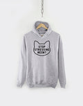 Stop Stressing Meowt Cat Hoodie Womens Cat Hoody Hoodie – Aesthetic Look · Trending Graphic Apparel