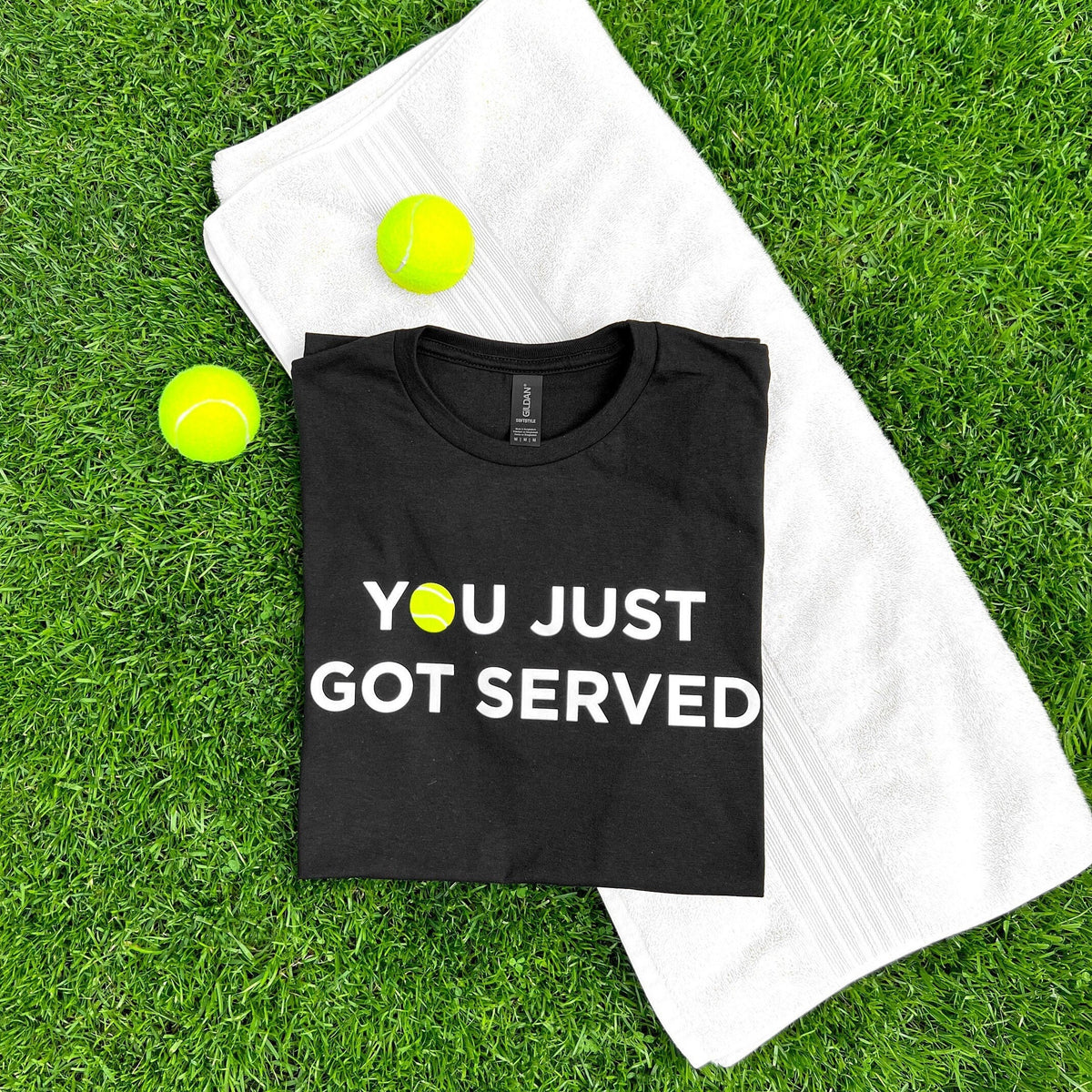 Tennis TShirt Tennis Player Gift You Just Got Served Tennis Player Shirt Graphic Tee – Soft Feel · High-Quality Print
