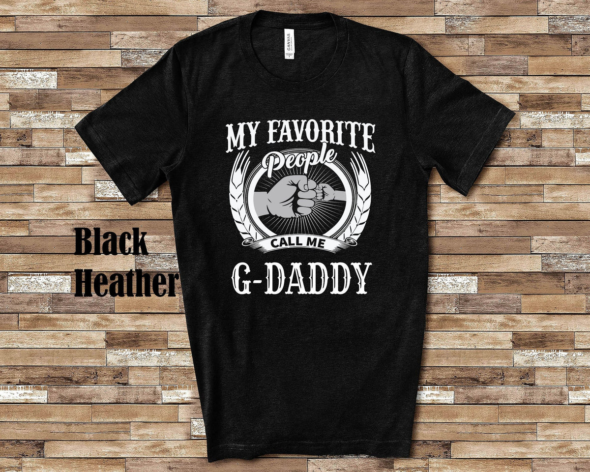 My Favorite People GDaddy fist bump Tshirt Long Sleeve Shirt Sweatshirt Tank Top Special Grandfather Father39s Day Christmas Birthday Gift Sweatshirt – Fan Favorite · Perfect For Daily Wear