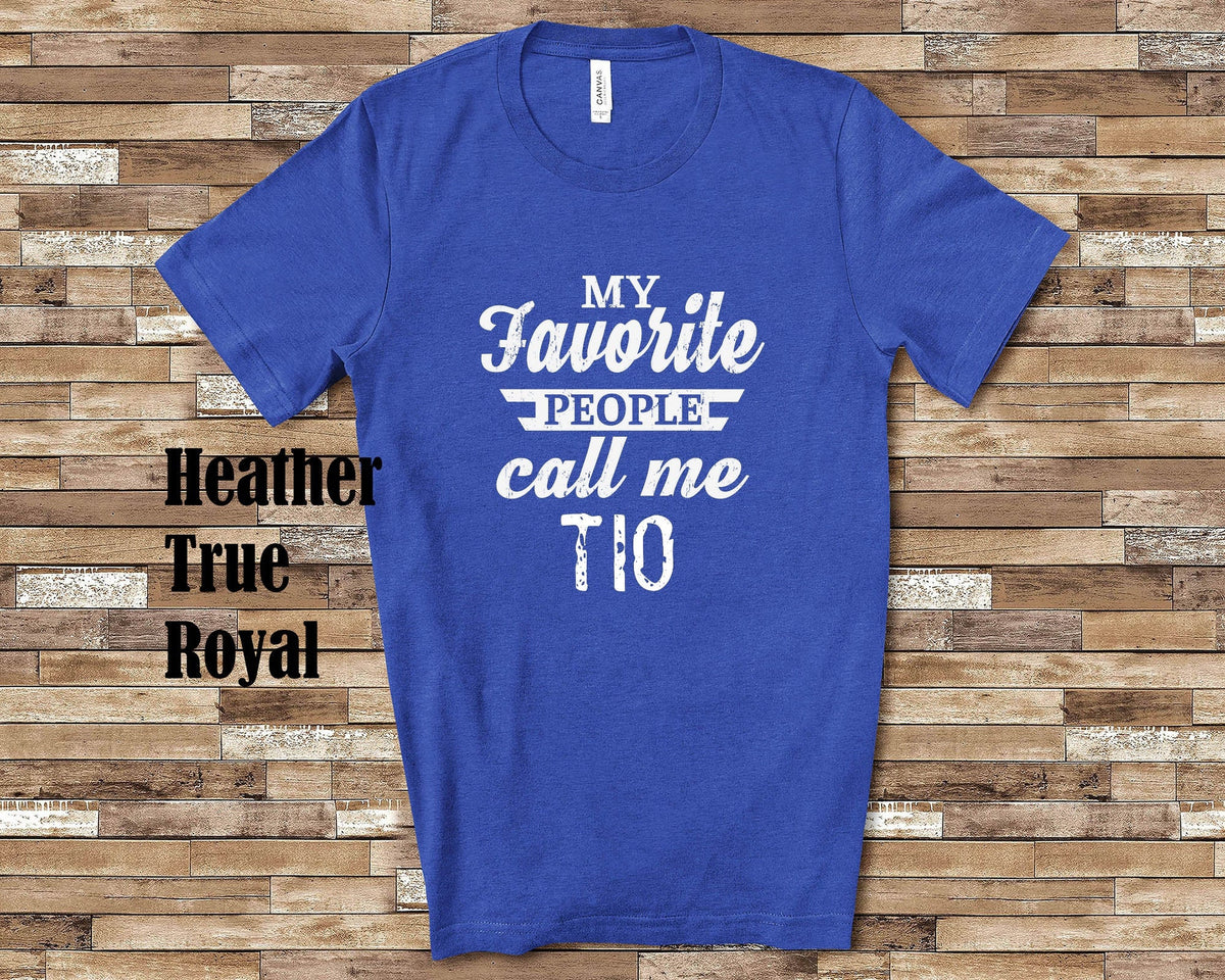 My Favorite People Call Me Tio Tshirt Long Sleeve Shirt Sweatshirt or Tank Top Spanish Uncle Father39s Day Christmas Birthday Gift Sweatshirt – Feel-Good Design · High-Quality Print