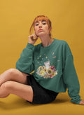 Cat Sweatshirt for Fall 9039s Throwback Shirt Gift for Cat Mom Funny Cat Sweatshirt Nostalgic Sweatshirt of Cat Kitten with Butterflies Sweatshirt – Soft Feel · Perfect For Daily Wear