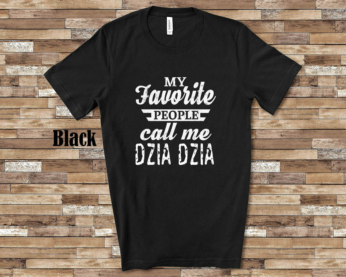 My Favorite People Dzia Dzia Tshirt Long Sleeve Shirt Sweatshirt or Tank Top Polish Grandfather Father39s Day Christmas Birthday Gift Sweatshirt – Premium Graphic · High-Quality Print
