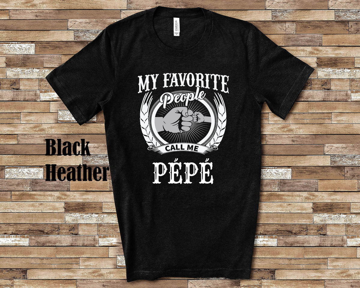 My Favorite People Pp fist bump Tshirt Long Sleeve Shirt Sweatshirt or Tank Top French Grandfather Father39s Day Christmas Birthday Gift Sweatshirt – Premium Graphic · High-Quality Print